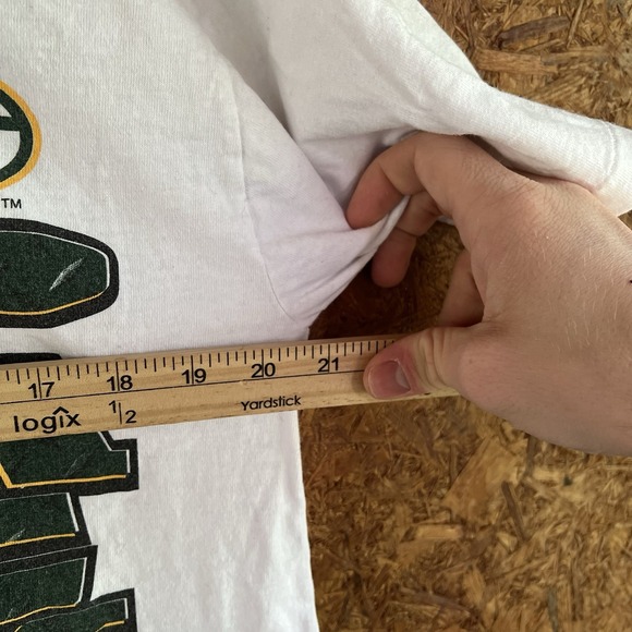 Greenday packers shirt mens medium white vintshe t shirtcollege concepts - Picture 5 of 7